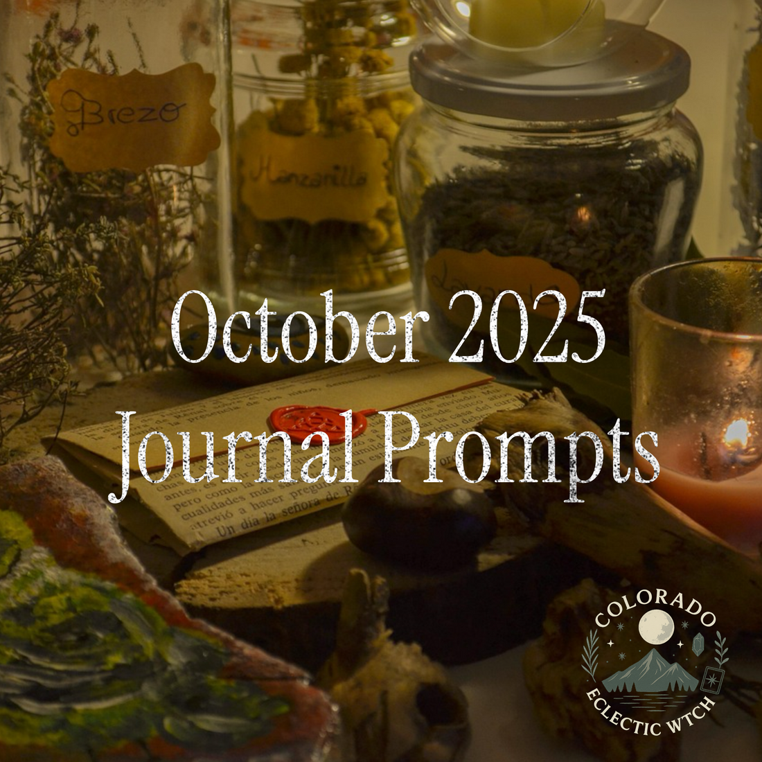 Daily Grimoire Journal Prompts for October 2025: Honoring Ancestors, Shadow Work & the Thinning Veil
