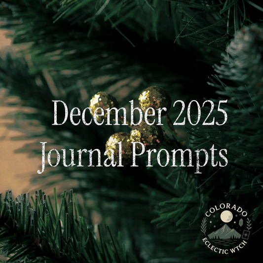 Daily Grimoire Journal Prompts for December 2025: Reflection, Renewal & Yule’s Light