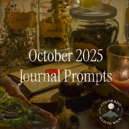 Daily Grimoire Journal Prompts for October 2025: Honoring Ancestors, Shadow Work &amp; the Thinning Veil